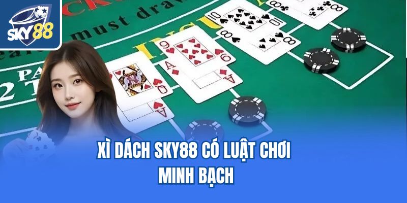 Xì dách Sky88 có luật chơi minh bạch