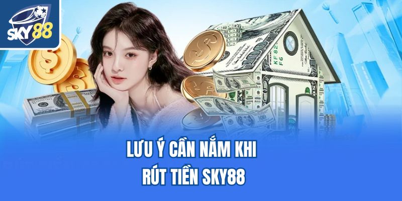 Lưu ý cần nắm khi rút tiền Sky88